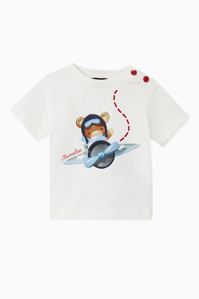 

Aviator Teddy Jersey T-Shirt, Neutral