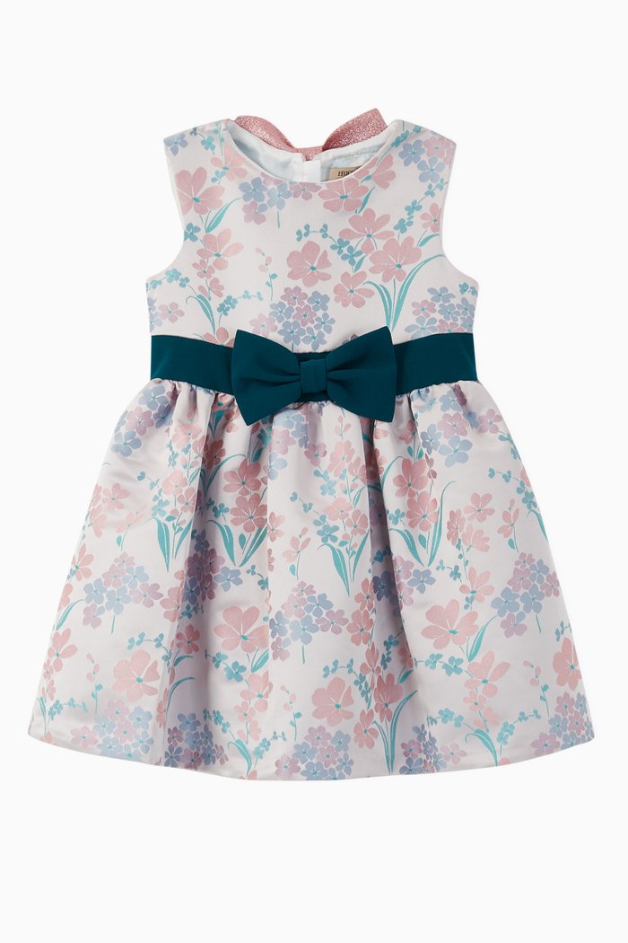

Bow Belt Bodice Dress, Purple