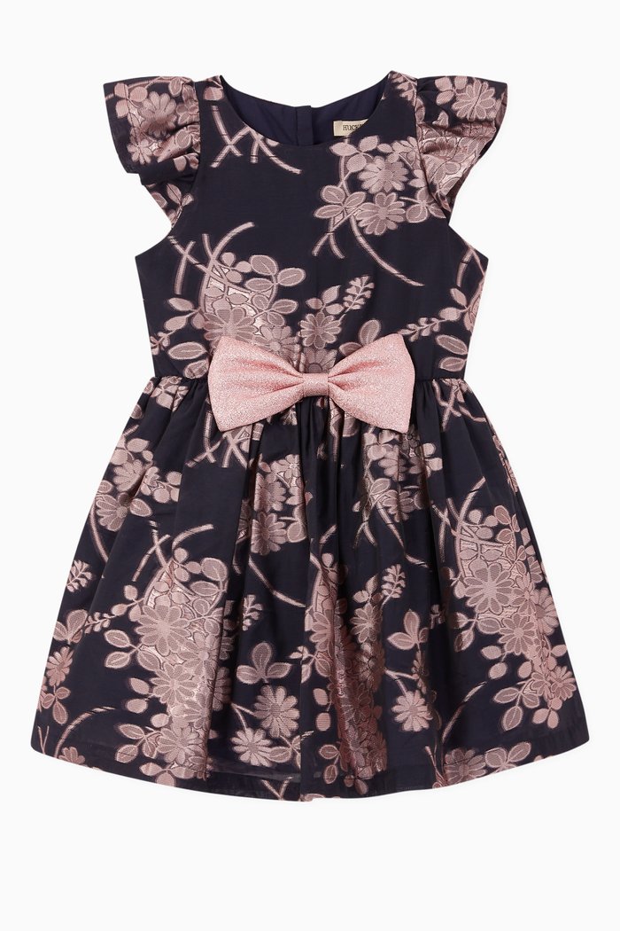 

Flutter Bodice Dress, Blue