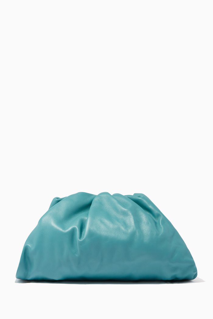The Pouch in Calfskin, Blue