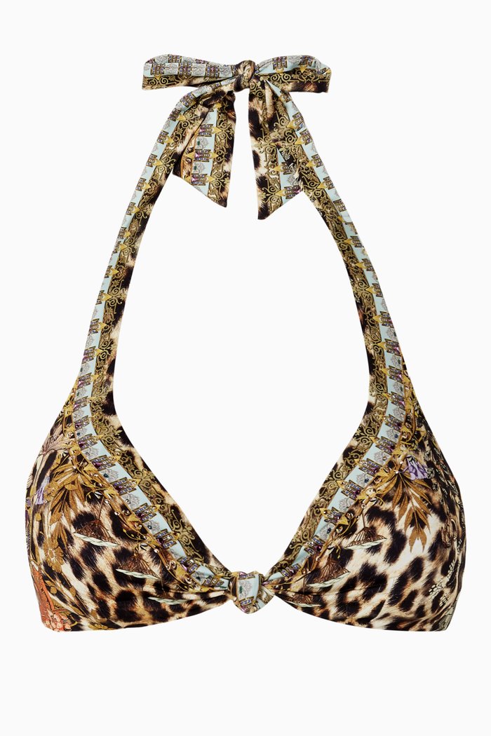 

Nomadic Nymph Halter Bikini Top, Brown
