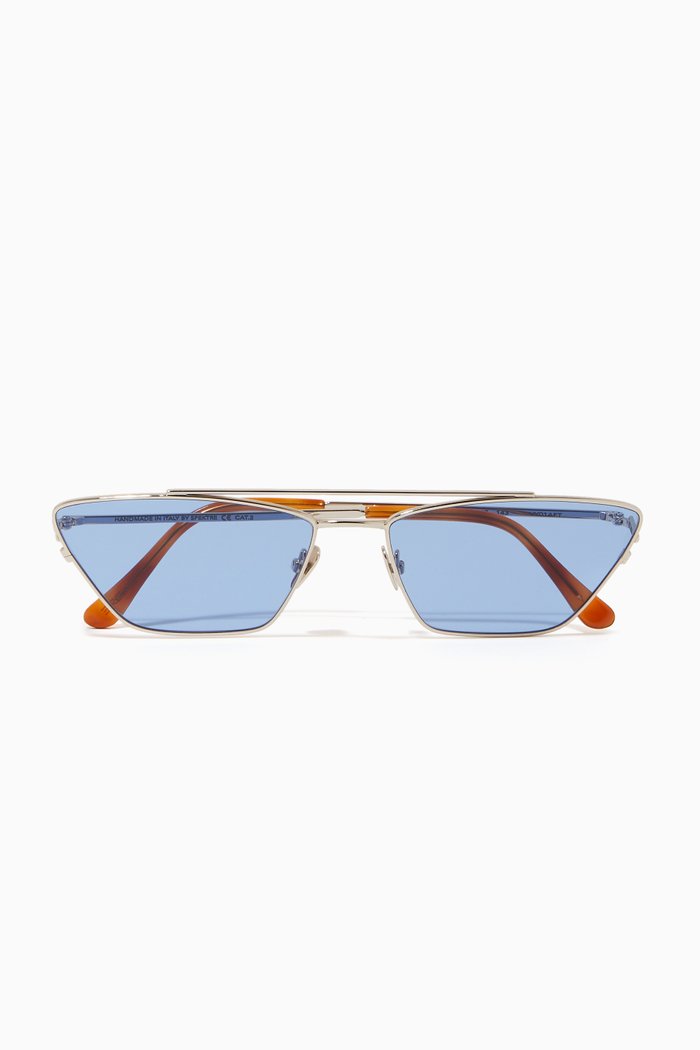 

Vanity Cat Eye Sunglasses, Blue