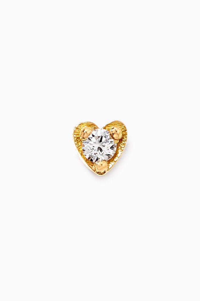 

Love Diamond Pierce Stud in 18kt Yellow Gold