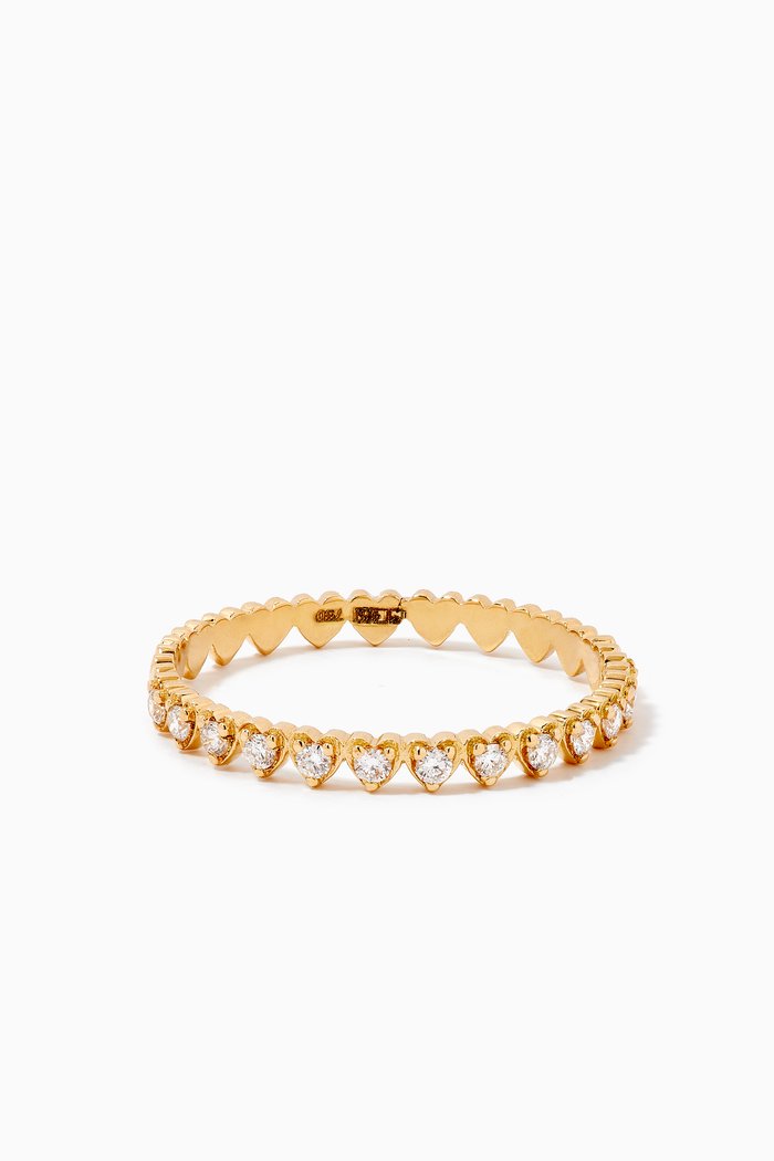 

Love Always Halfsy Diamond Ring in 18kt Gold, Yellow