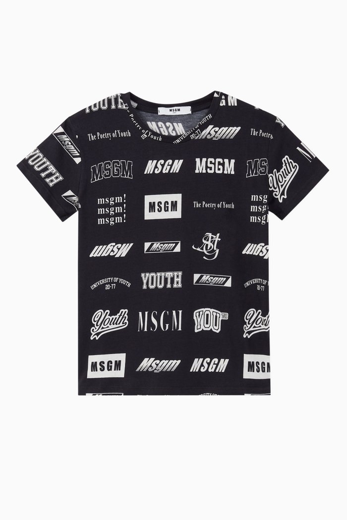 

Logo Cotton T-Shirt, Black
