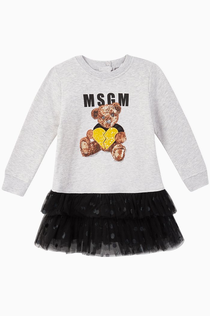 

Teddy Bear Dress, Grey