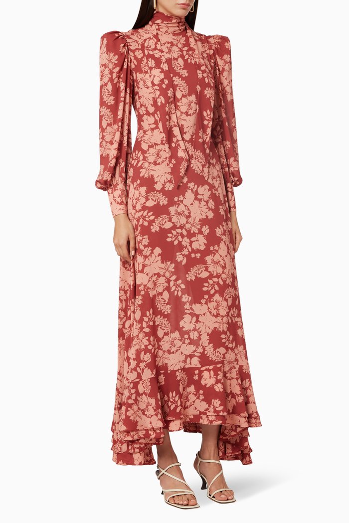 Alexa Floral Dress, Pink