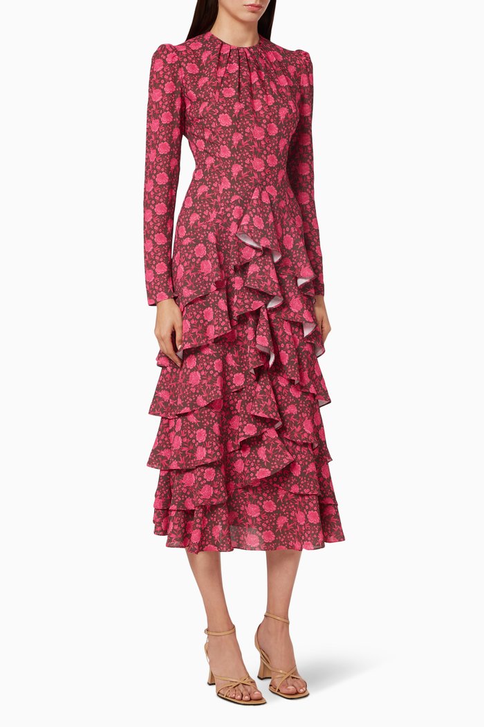 

Allia Floral Dress, Pink