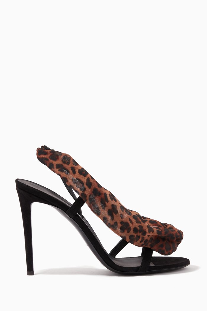 

Milonga 105 Sandals in Suede, Black