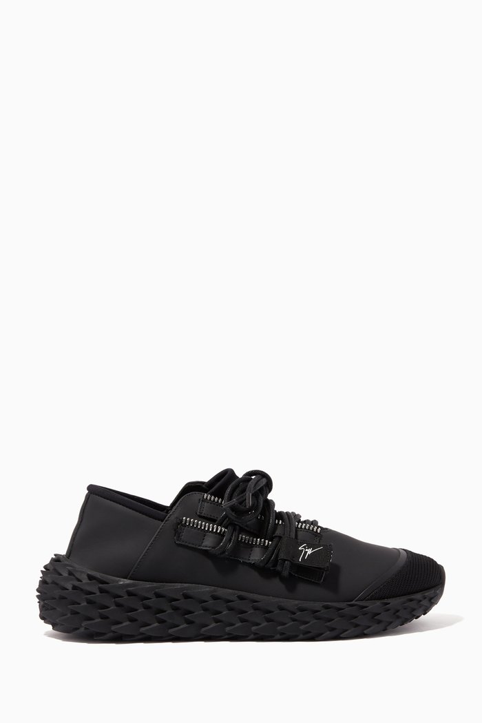 Urchin Sneakers in Leather, Black