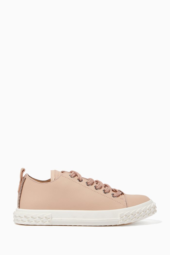 

Blabber Low-Top Sneakers in Leather, Neutral
