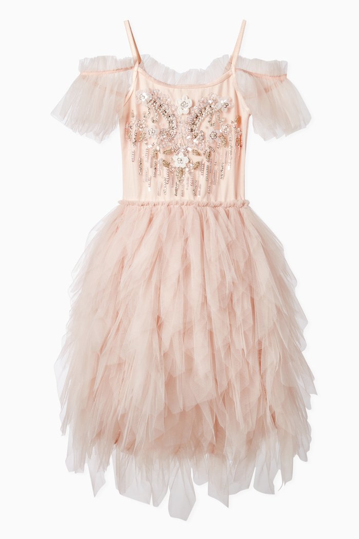 

Aurelia Tutu Embellished Dress, Pink