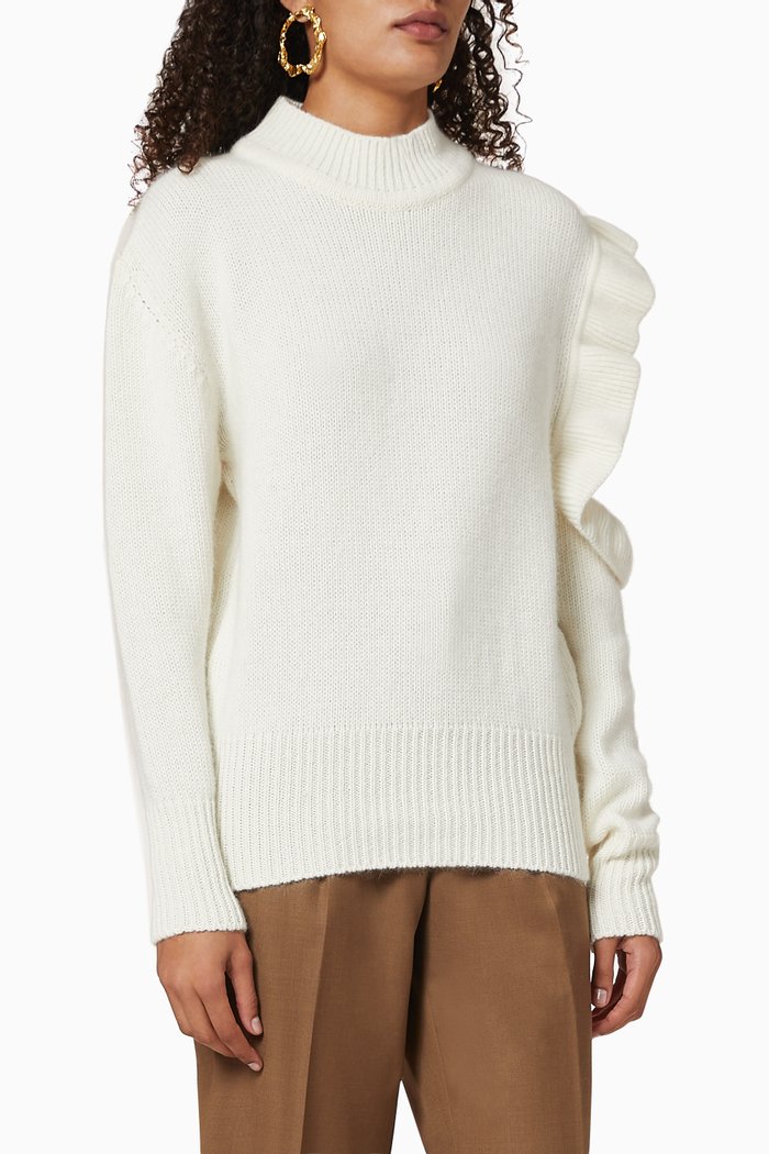 

True To Your Word Wool Knit Sweater, Neutral