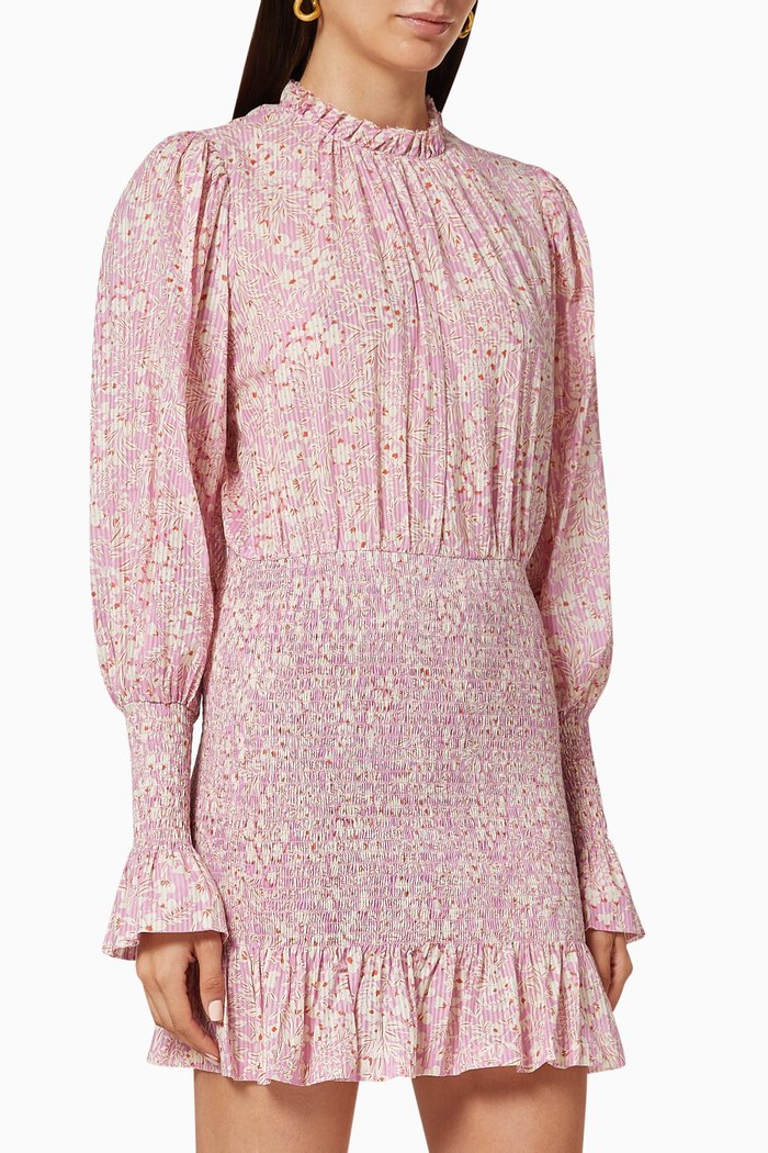 

Emmanuelle Cotton Mini Dress, Pink