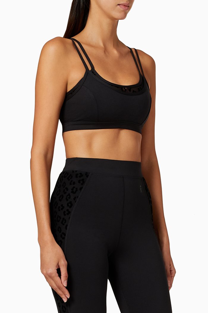 

Corset Mesh Bra, Black