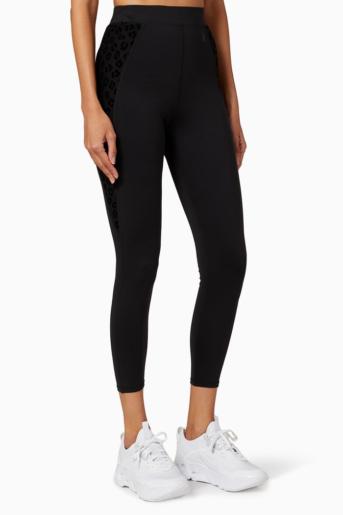 

Corset Mesh 7/8 Leggings, Black