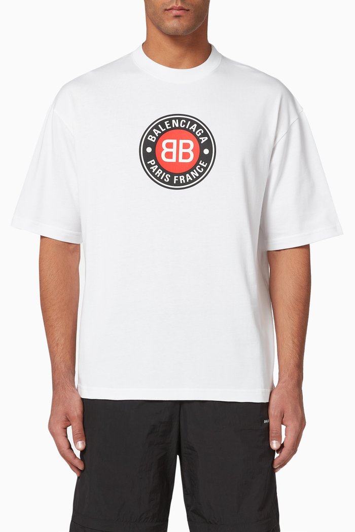 

Club Logo Medium Fit T-Shirt in Vintage Jersey, White
