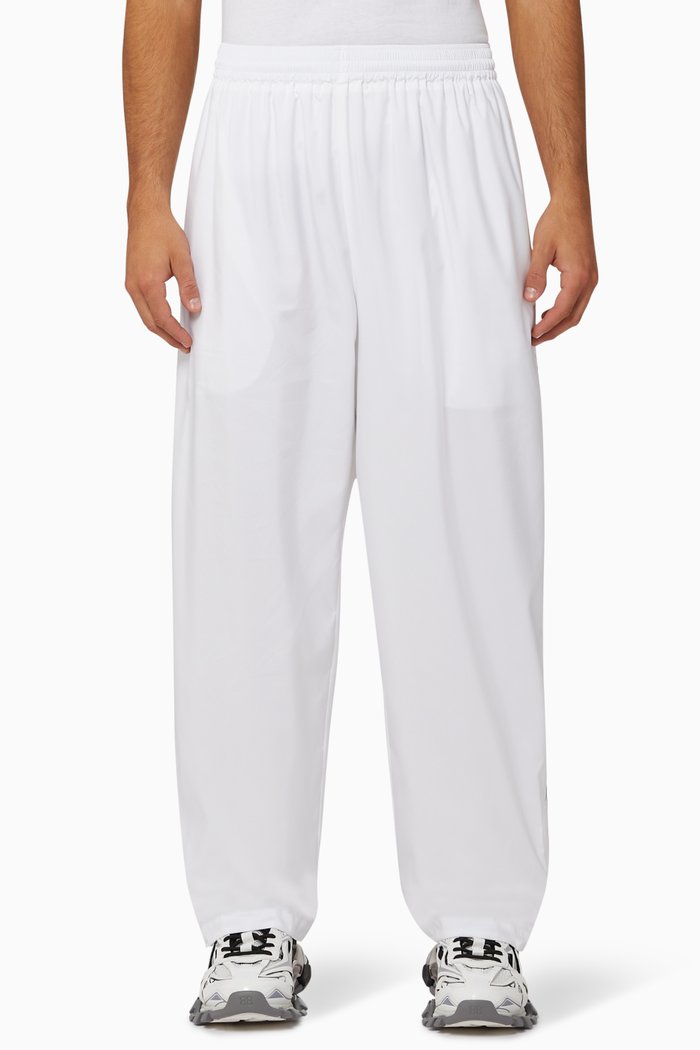 

Technical Poplin Track Pants, White