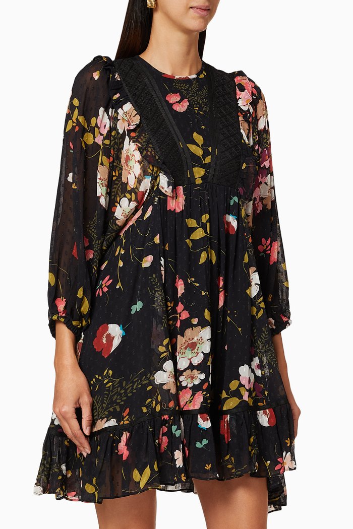 Delicate Ribbon Dress, Multicolour