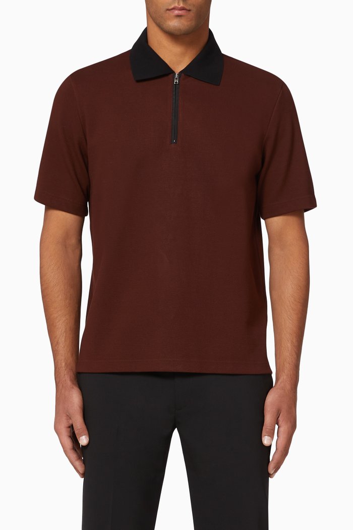 

Carsone Tech Studio Piqué Polo T-Shirt, Red
