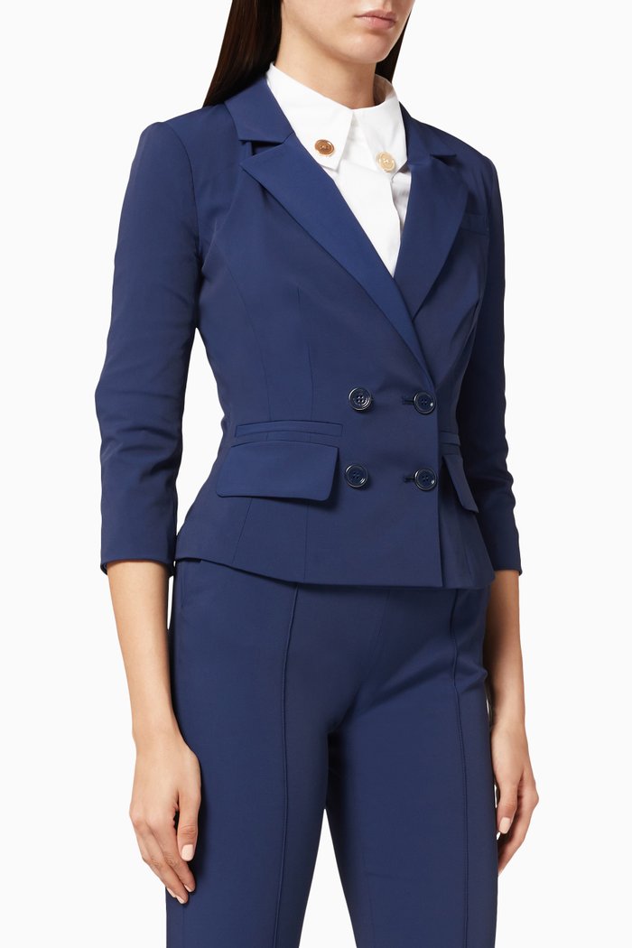 

Double-Breasted Jacket, Blue
