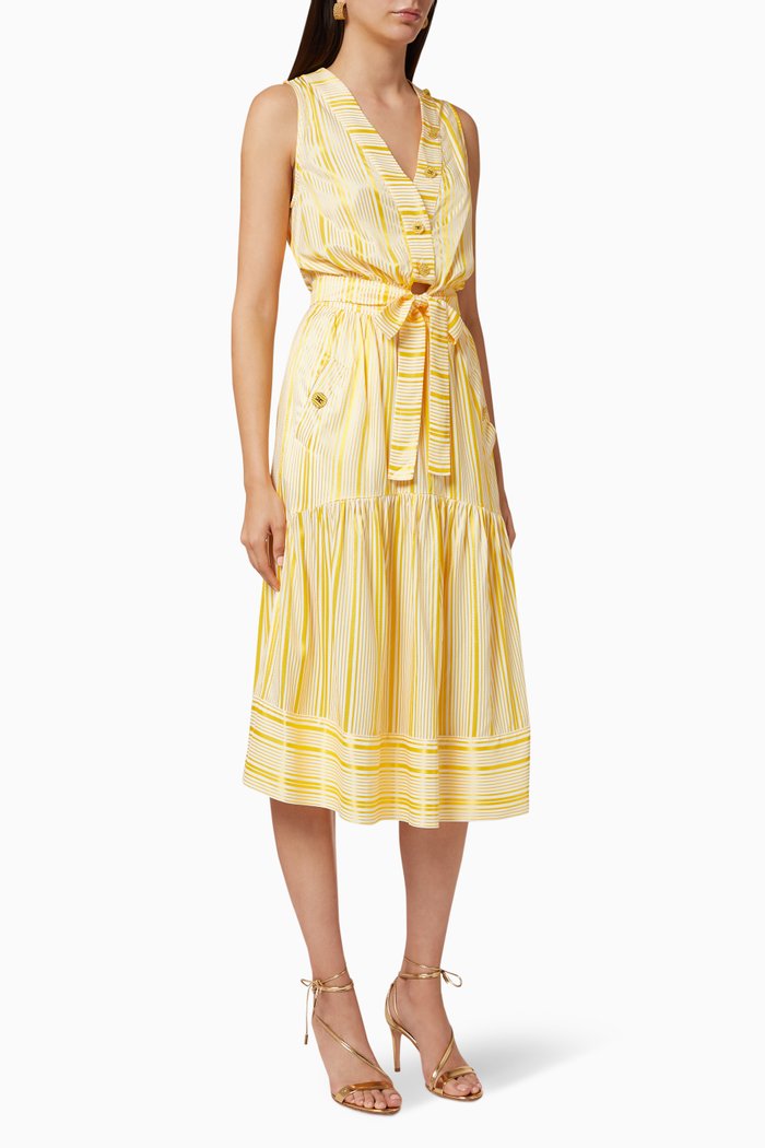

Striped Midi Dress, Yellow