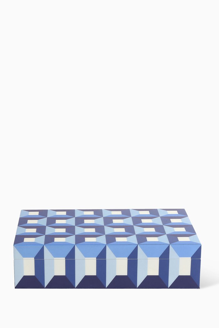 

Large Sorrento Box in Lacquer, Multicolour