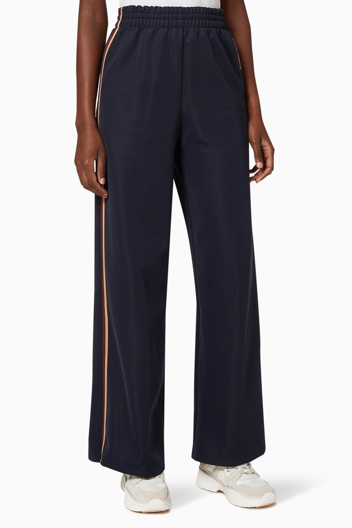 

Striped Jersey Sweatpants, Blue