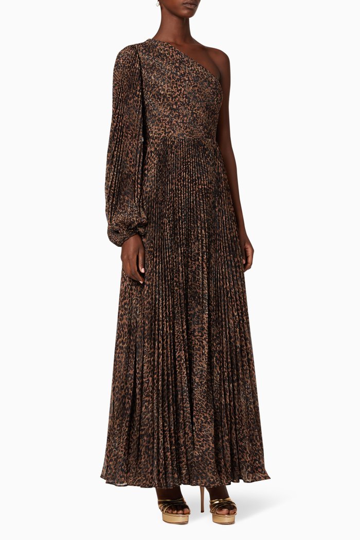 

The Tori Leopard Print Dress, Brown