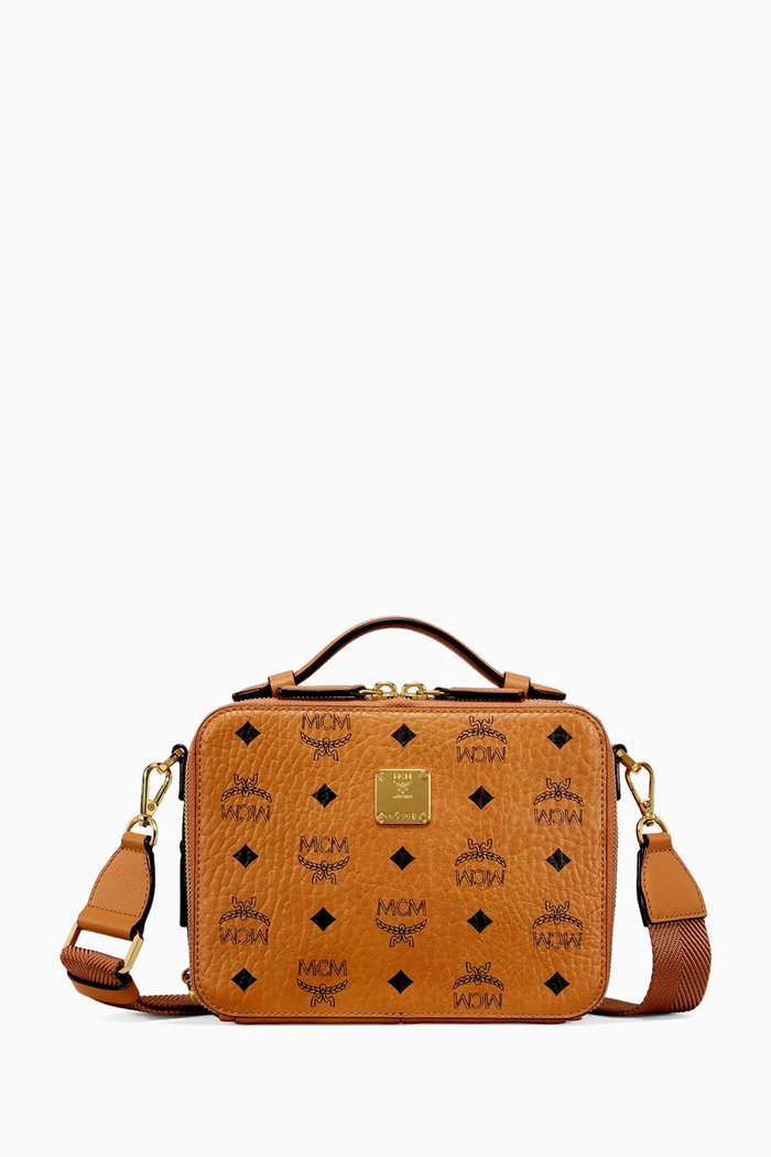 

Small Klassik Crossbody in Visetos Coated Canvas, Brown