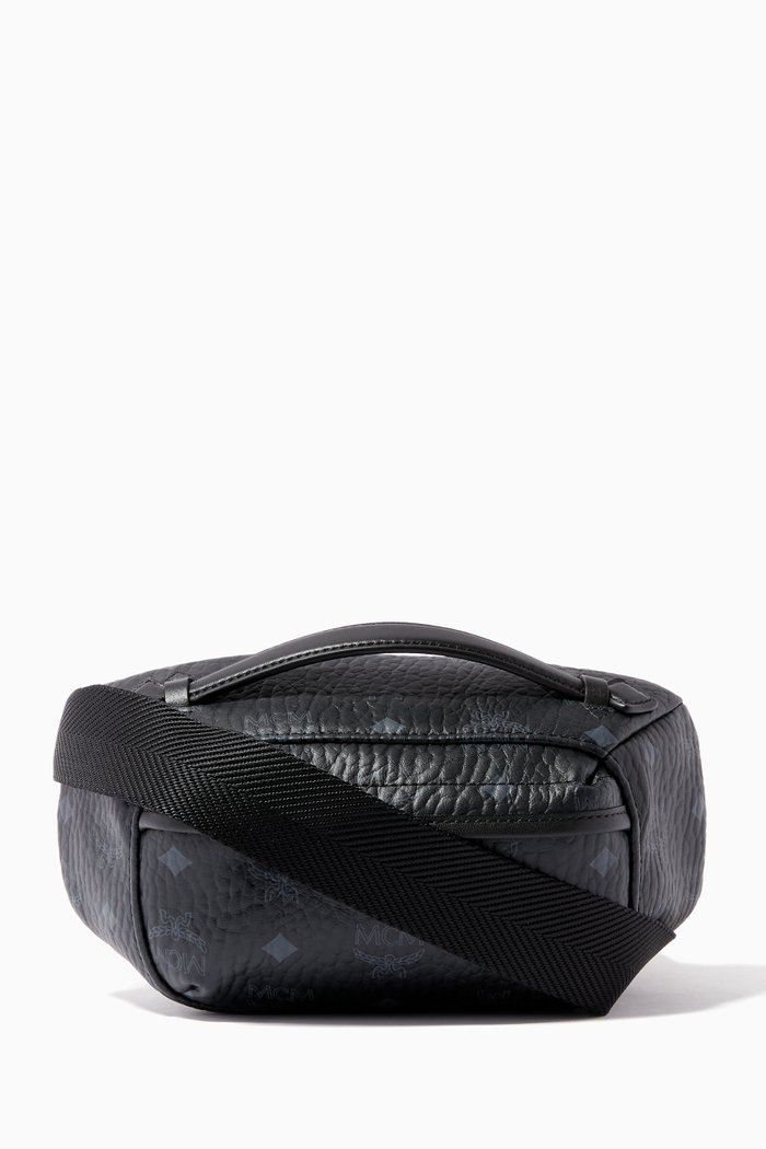 

Small Crossbody in Visetos, Black