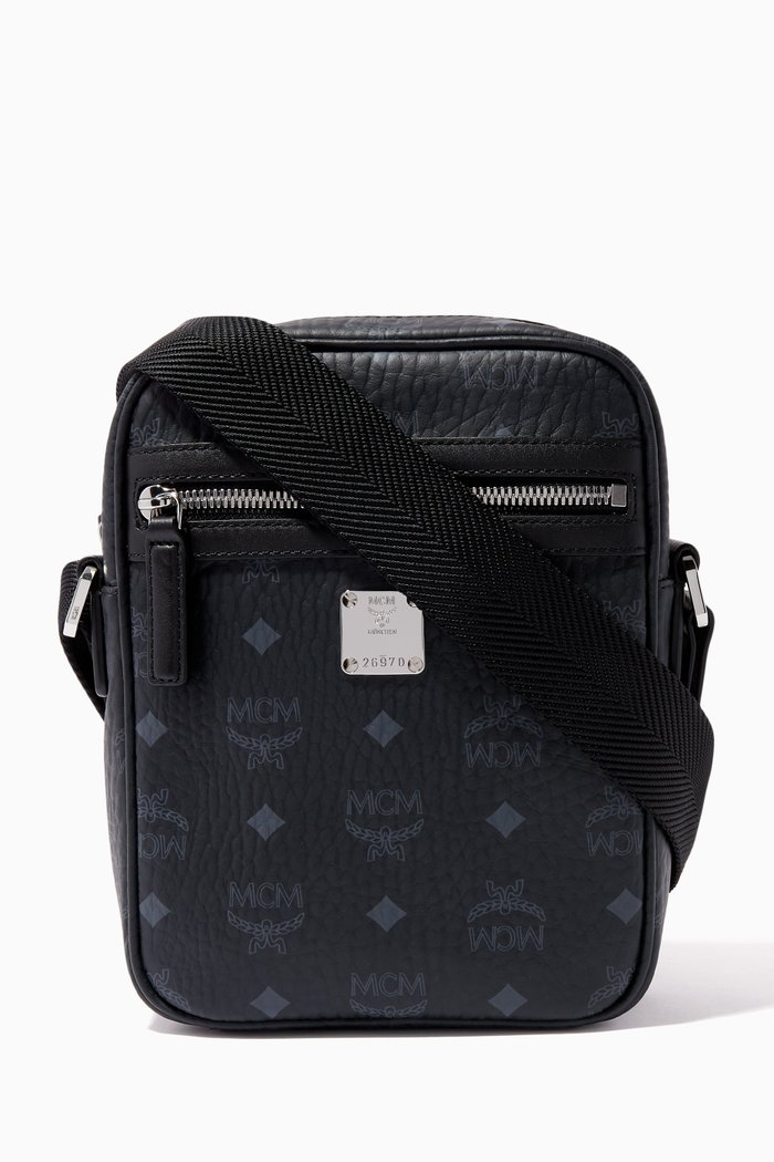 

Mini Crossbody in Visetos, Black