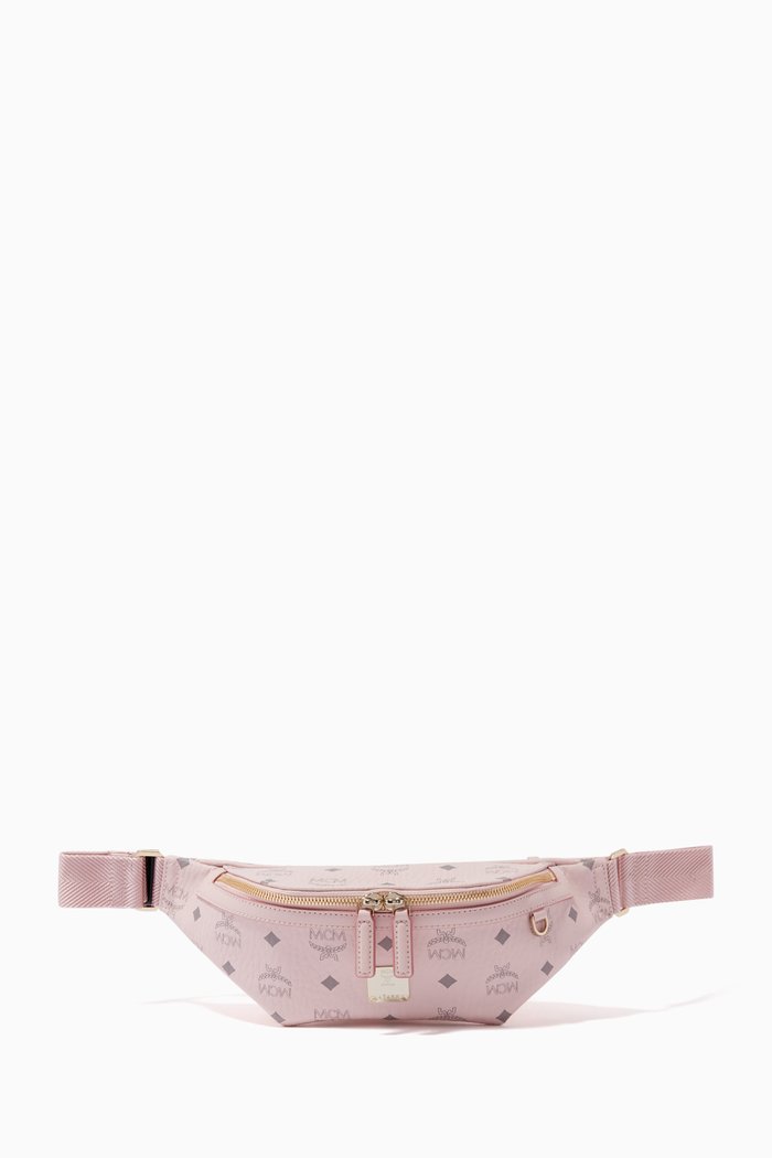 

Small Fursten Belt Bag in Visetos, Pink