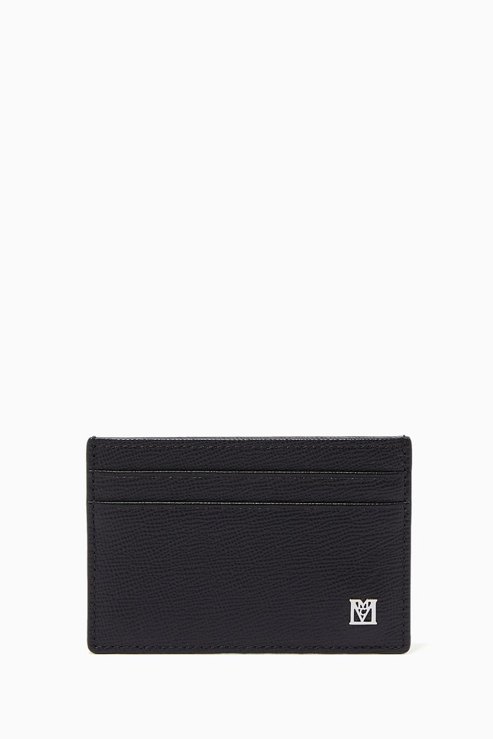 

Mini Card Case in Leather, Black