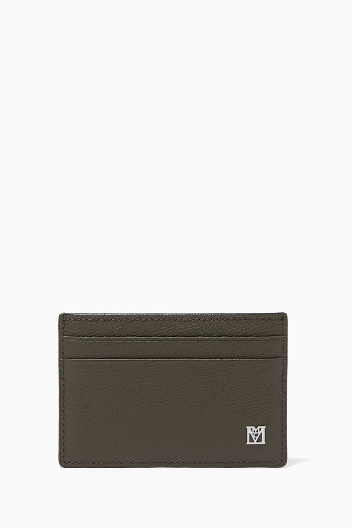

Mini Card Case in Leather, Green