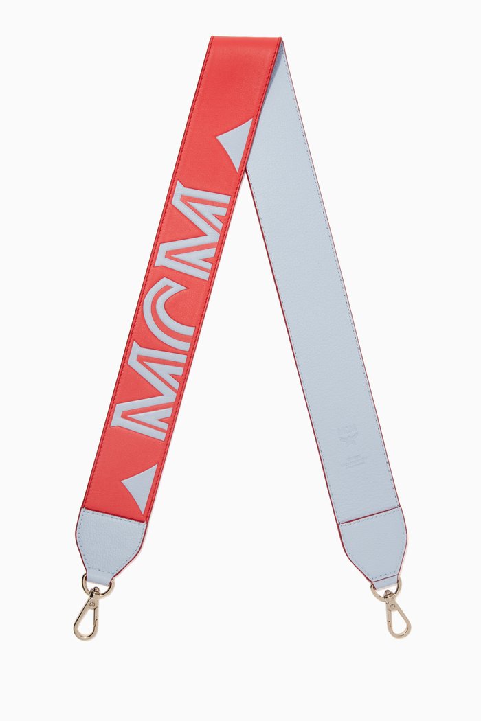 

Milano Bag Strap in Leather, Red