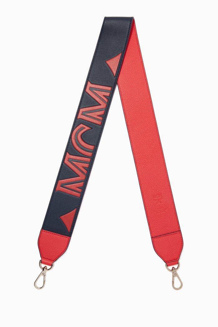 

Milano Bag Strap in Leather, Black