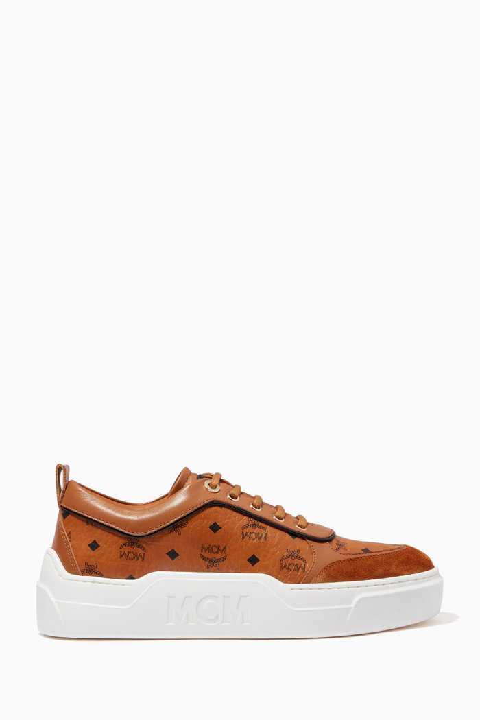 

Skyward Platform Sneakers in Visetos, Brown