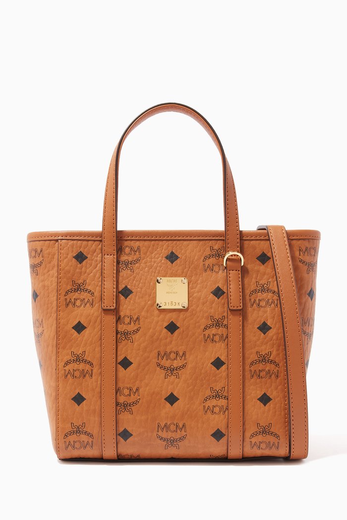 

Mini Toni Shopper in Visetos, Brown