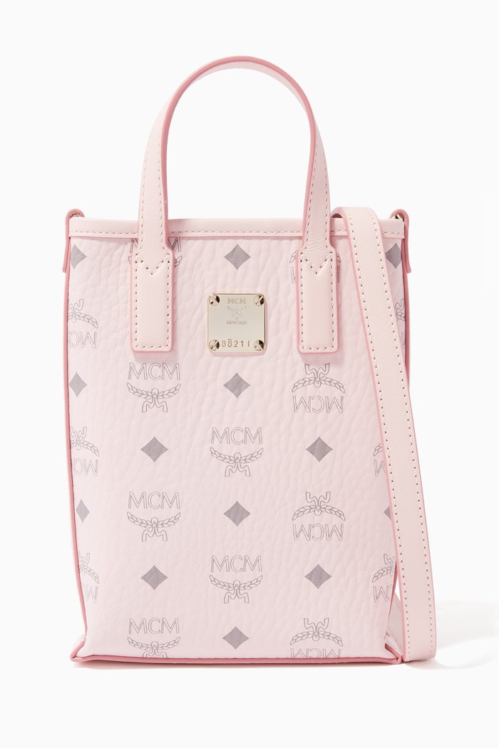 

Mini Essential Crossbody in Visetos, Pink