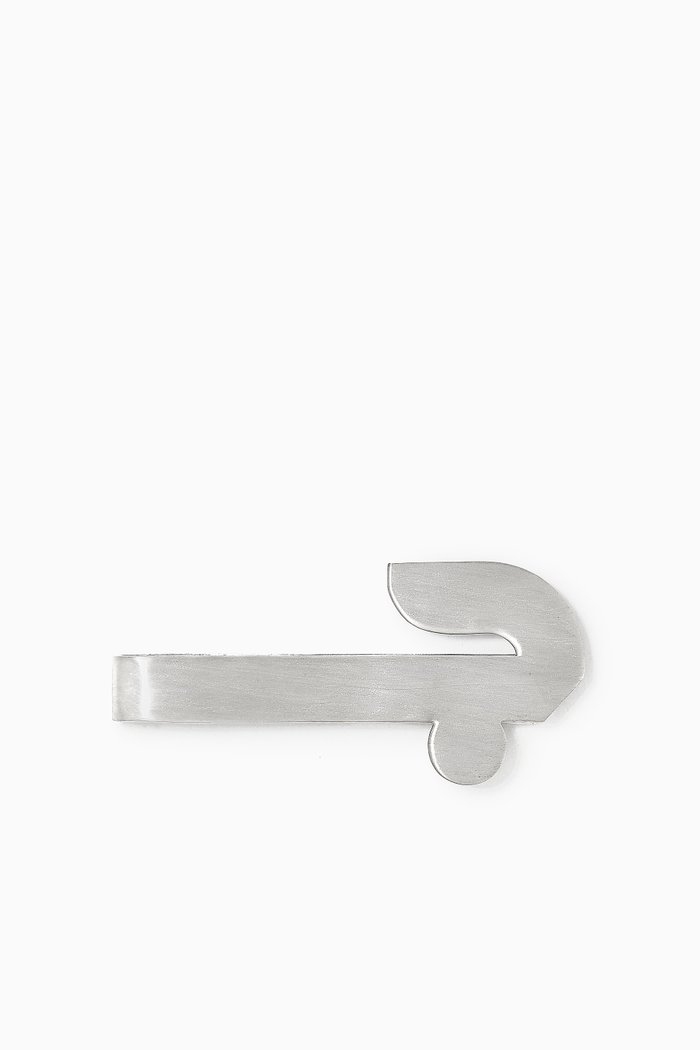 

"J" Letter Money Clip in Sterling Silver