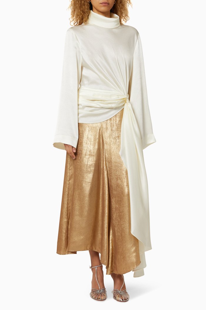 

Remmy Satin Blouse, White