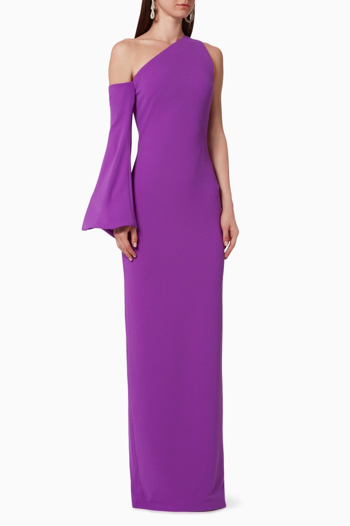 

Siara Crêpe Maxi Dress, Purple