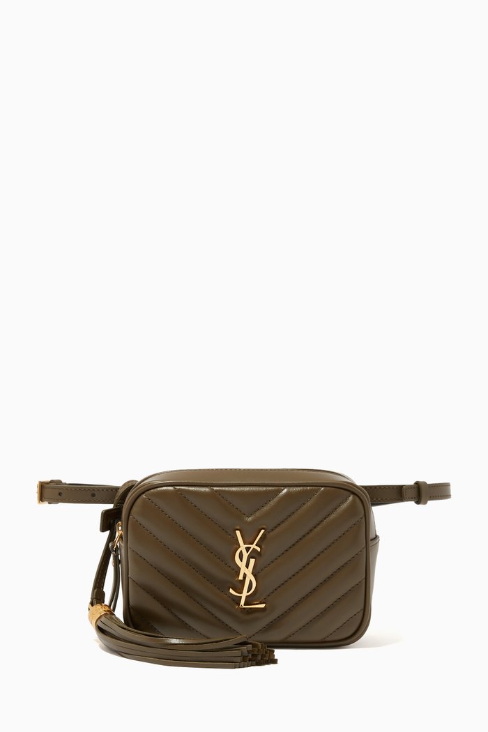 

Lou Belt Bag in Quilted Leather, Neutral
