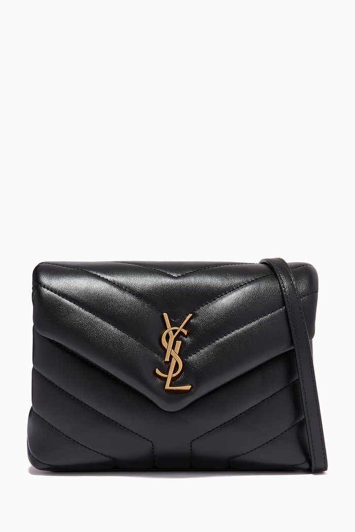 

Loulou Toy Bag in Y-Quilted Leather, Black