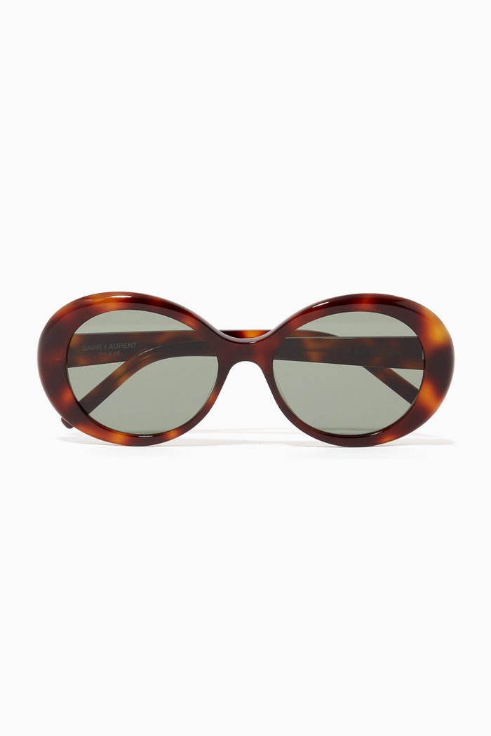 

Round Sunglasses in Acetate, Brown