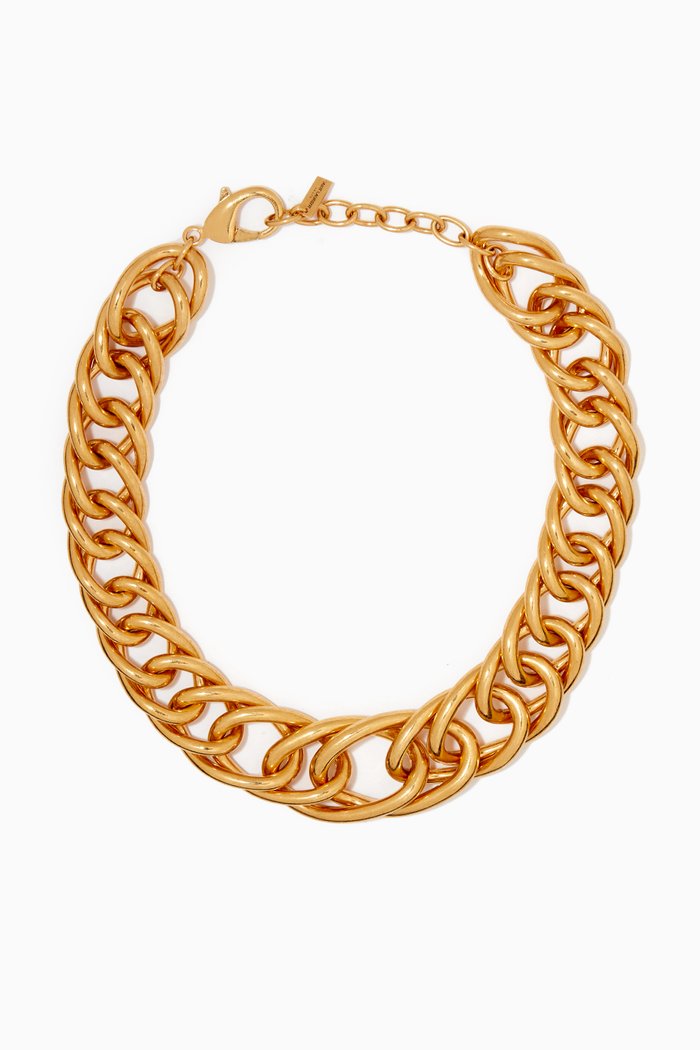 

Degradé Chain Necklace in Brass, Gold