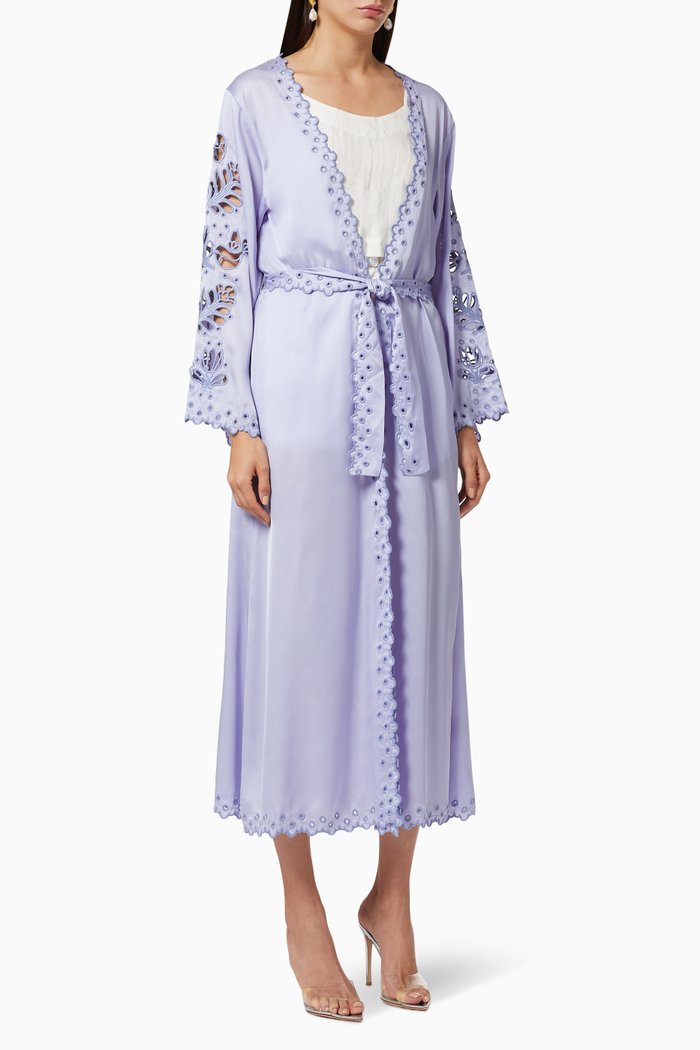 

Kenza Kimono Robe, Blue