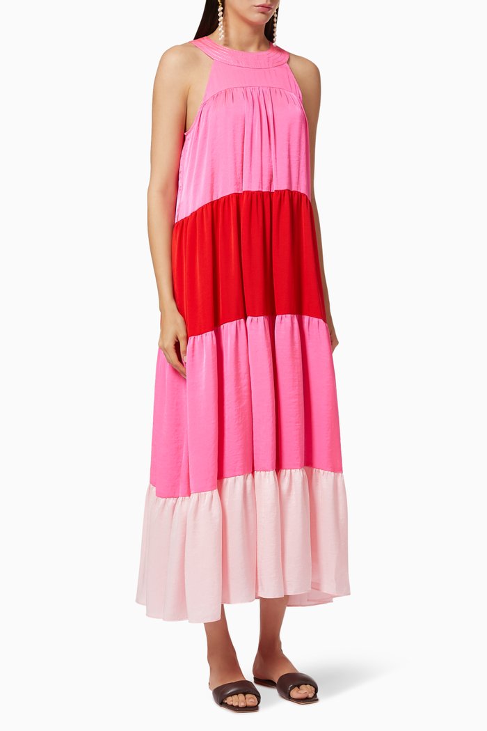 

Hami Tiered Dress, Pink