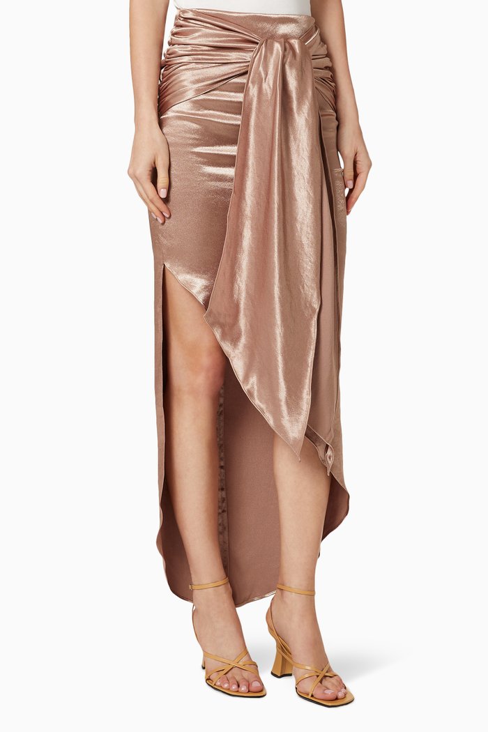 

Nochcita Velour Skirt, Neutral